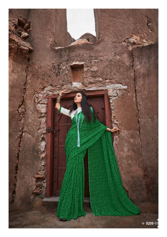 Kashvi Saheli Fancy Party Wear Georgette Printed Designer Saree Collection